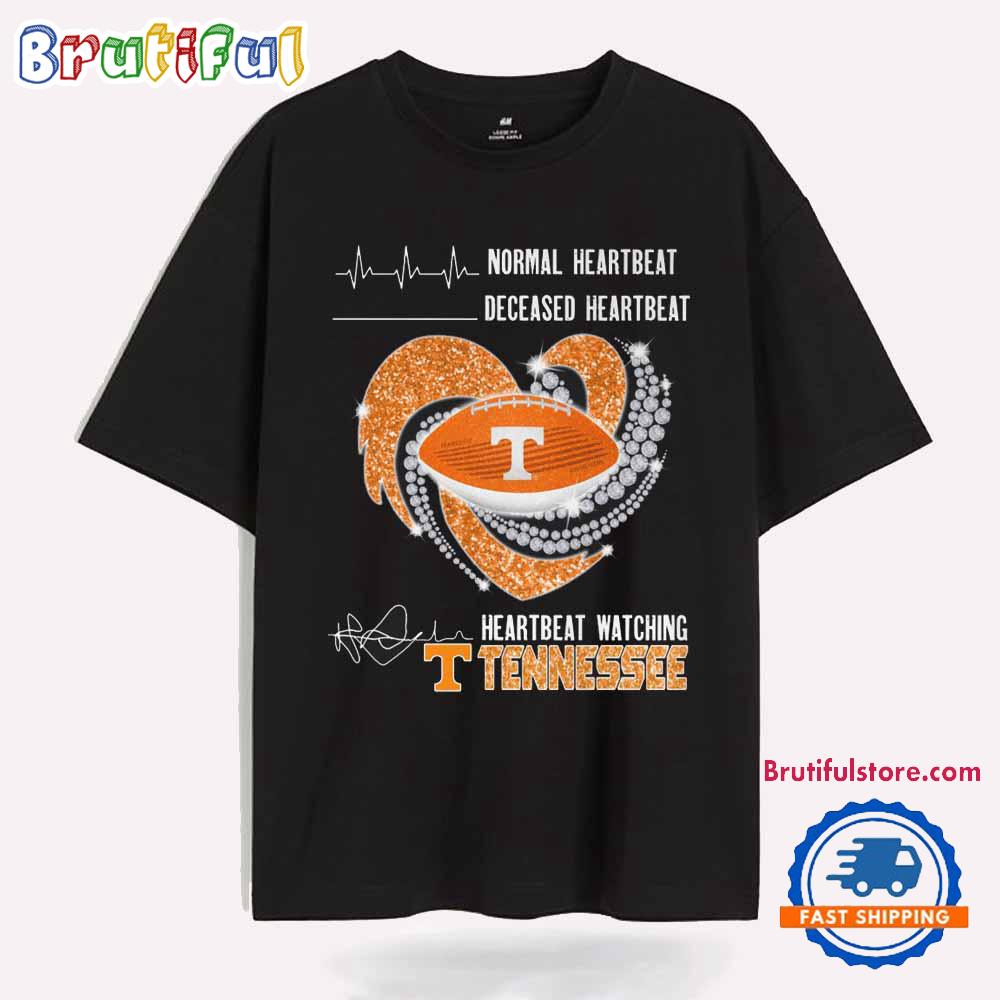 Heartbeat Watching Tennessee Volunteers 2025 New T Shirt