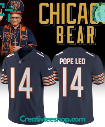 Chicago Bears X Pope Leo Xiv Limited Edition Football Jersey