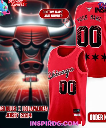 Chicago Bulls Lollapalooza 2024 Basketball Jersey