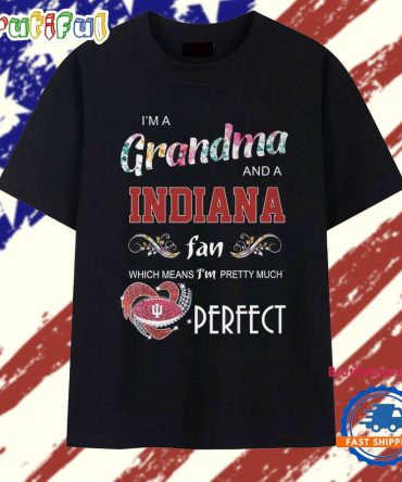 I'M Grandma And A Indiana Hoosiers Fans 2025 Vintage T Shirt