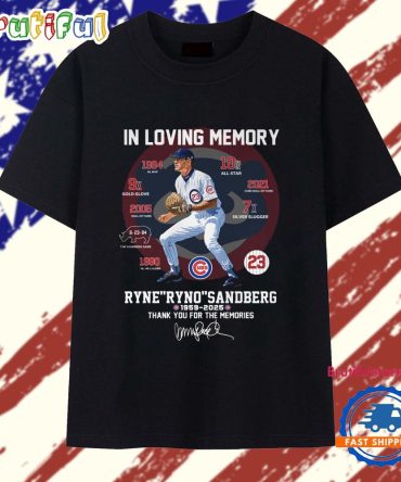 In Loving Memory Ryne Ryno Sandberg 1959-2025 T Shirt