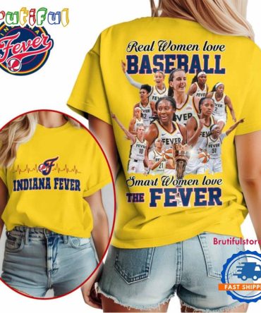 Indiana Fever 2025 Commissioner’S Cup Champions Women'S Yellow Shirt