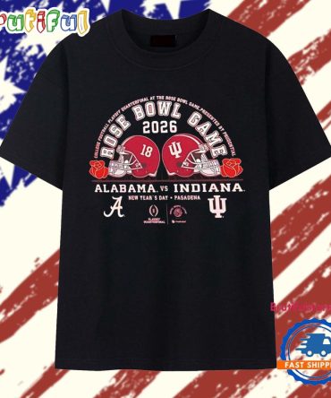 Indiana Football Vs Alabama 2026 Rose Bowl Head To Head T Shirt