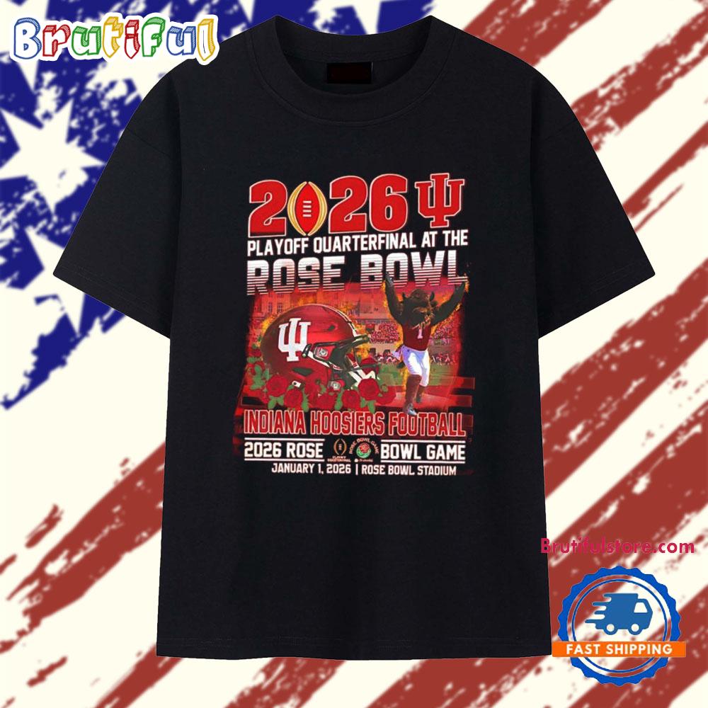 Indiana Hoosiers 2026 Rose Bowl Game Mascot T Shirt