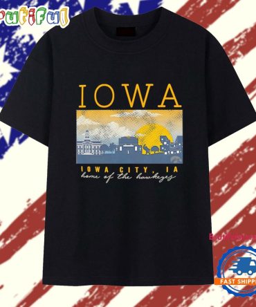 Iowa City Home Of The Hawkeyes Vintage T Shirt