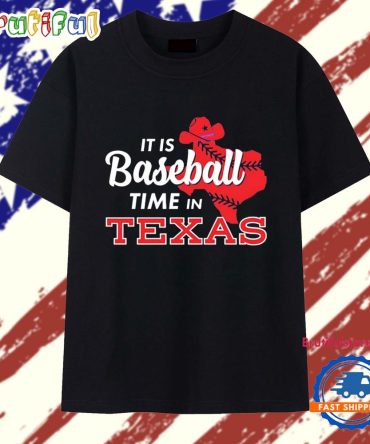It’S Baseball Time In Texas Flood Relief T Shirt