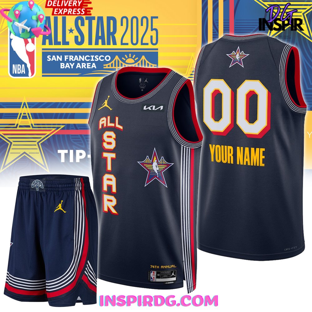 2025 Nba All-Star Game Uniforms Navy Blue Jersey