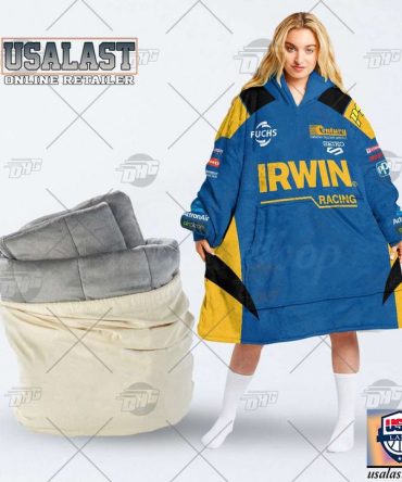 Personalized V8 Supercars Team 18 Irwin Racing Mark Winterbottom Blanket Hoodie Hoodie Blanket