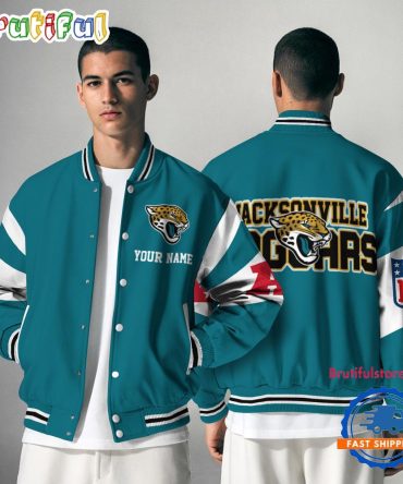 Jacksonville Jaguars National Football Conference Unisex Baseball Jacket