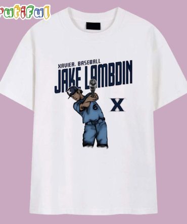 Jake Lambdin Xavier Baseball Illustrated T Shirt