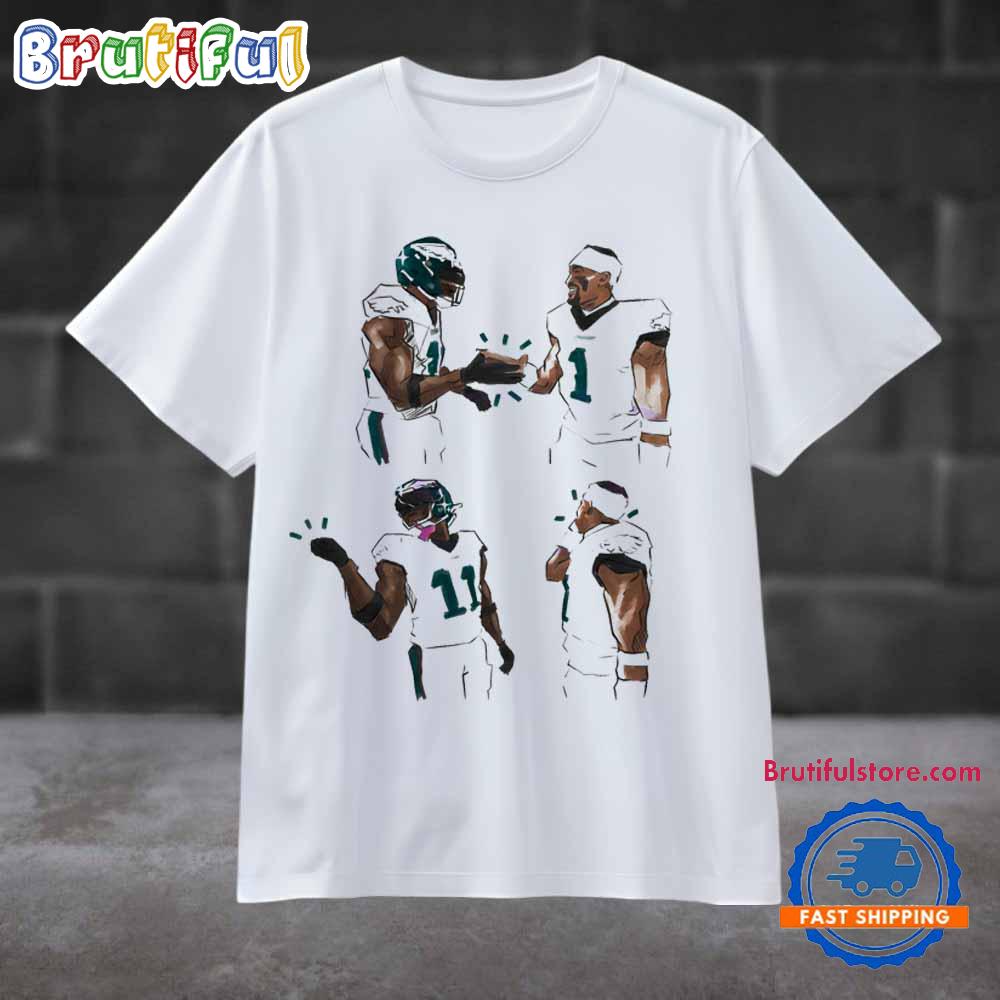 Jalen Hurts And Aj Brown Hit The Fresh Prince Celly Unisex T Shirt