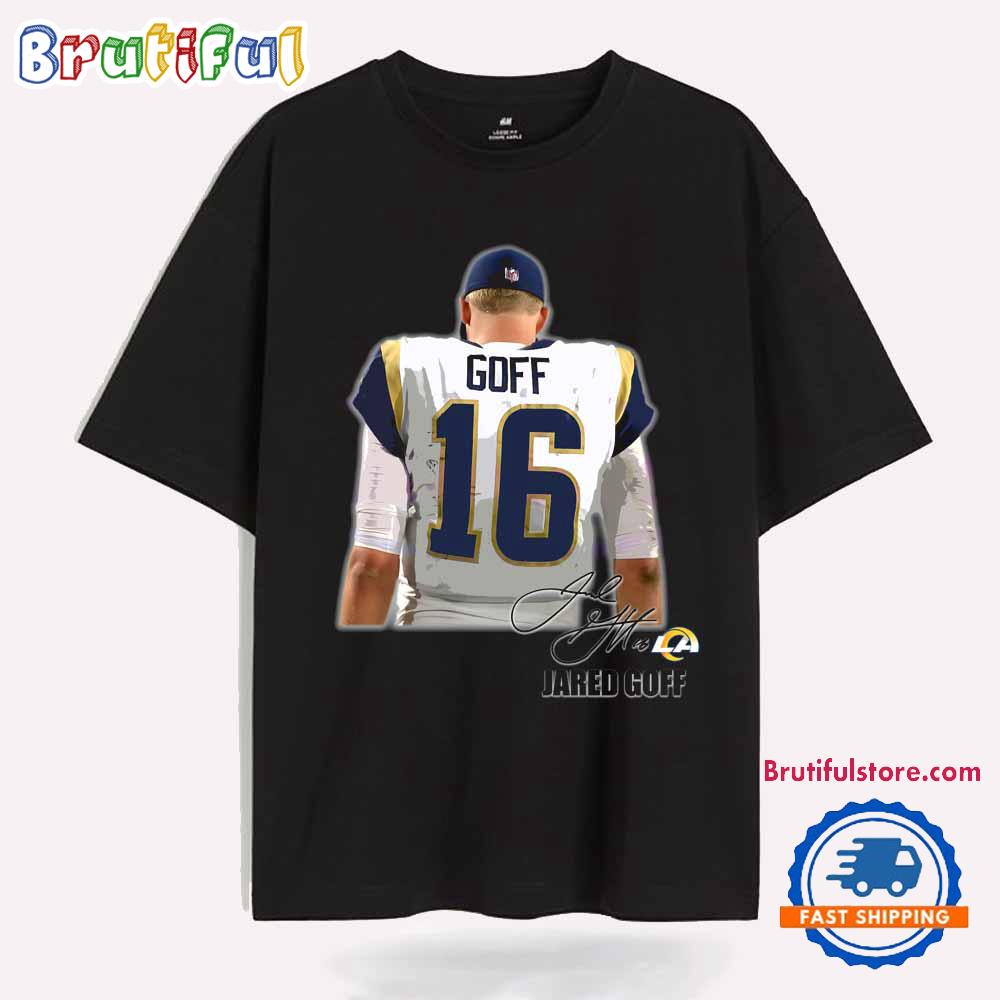 Jared Goff 16 Football Player T Shirt