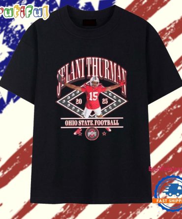Jelani Thurman Illustrated Celebration Ohio State Football T Shirt