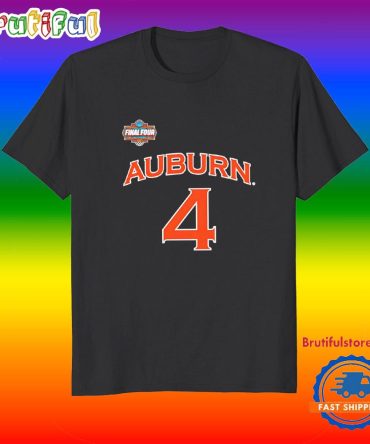 Johni Broome Auburn Tigers 2025 Final Four Number And Name T Shirt