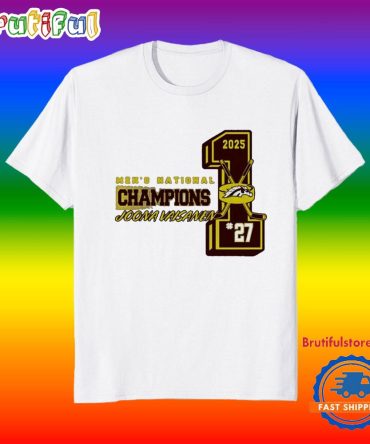 Joona Vaisanen Western Michigan Broncos National Champions 2025 No 1 Shirts