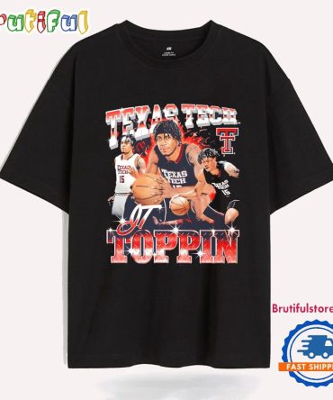 Jt Toppin Texas Tech Red Raiders Player Collage T Shirt