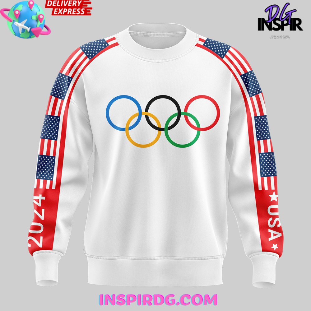 Snoop Dogg Usa Team Olympic Paris 2024 Sweatshirt - Image 2