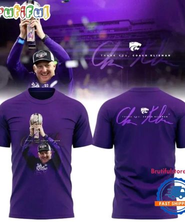 Kansas State Wildcats Thank You Coach Klieman 2025 Limited Edition 3D Shirt