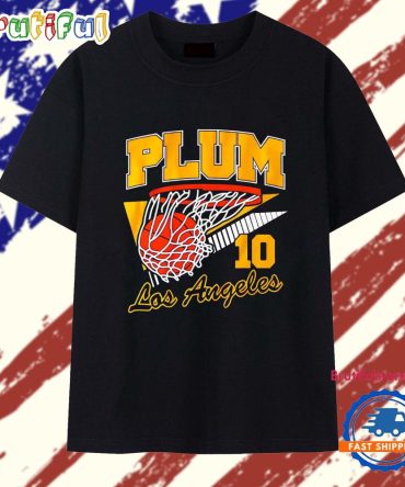 Kelsey Plum #10 Los Angeles Sparks Hoop Swish T Shirt