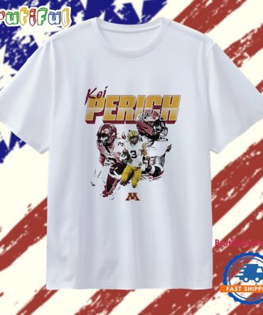Koi Perich Minnesota Football Player Collage T Shirt