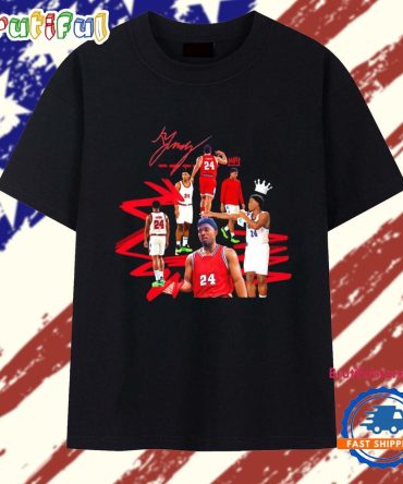 Kyky Tandy Number 24 Jacksonville State Basketball Collage T Shirt
