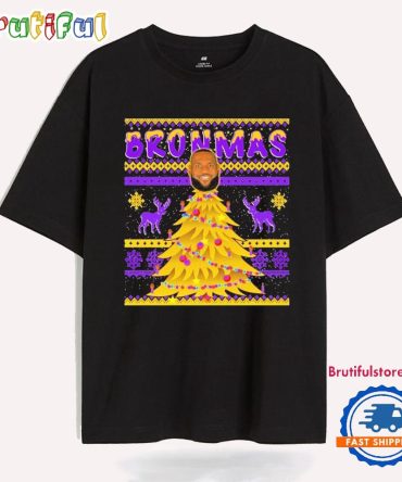 Lebron James Bronmas Ugly Holiday Tree Christmas T Shirt