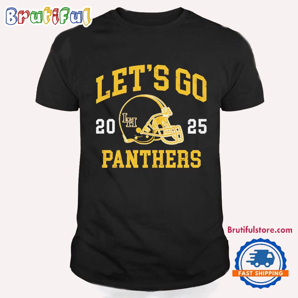 Let’S Go Liberty Hill Panthers Helmet 2025 T Shirt