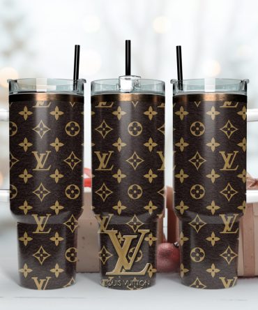 Louis Vuitton Stanley Cup, 40 Oz Tumbler With Handle, Stylish & Insulated For Hot/Cold Drinks - Perfect Gift