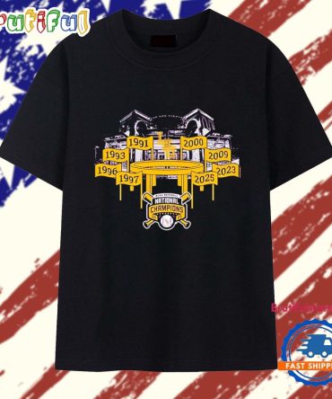 Lsu Tigers 8X 2025 National Champions Banners T Shirt