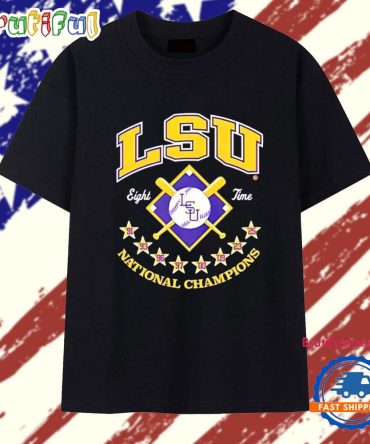 Lsu Tigers National Champions 2025 Eight Time T Shirt
