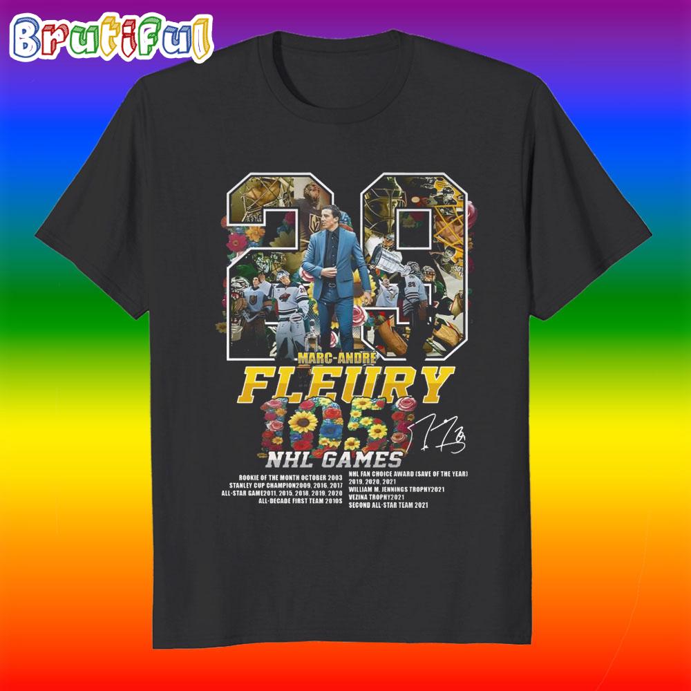 Mardc Andre Fleury Nhl Game 2025 T Shirt