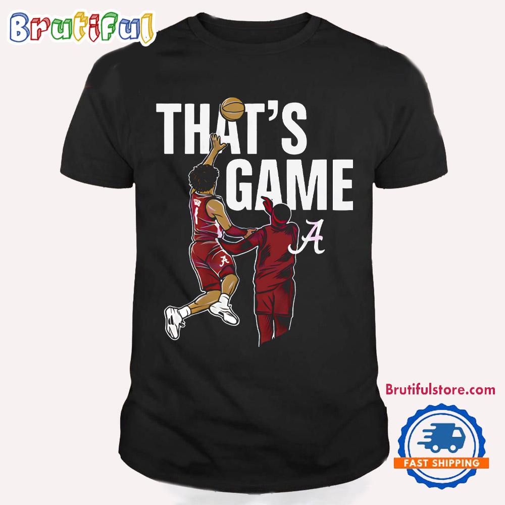 Mark Sears Thats Game Alabama Crimson Tide Basketball T Shirt