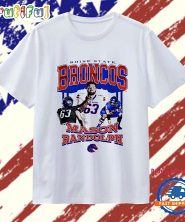 Mason Randolph Fall 2025-26 Boise State Broncos Graphic T Shirt