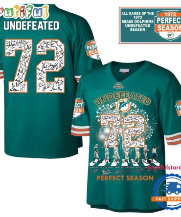 Miami Dolphins Perfect Season 1972 Football Jersey