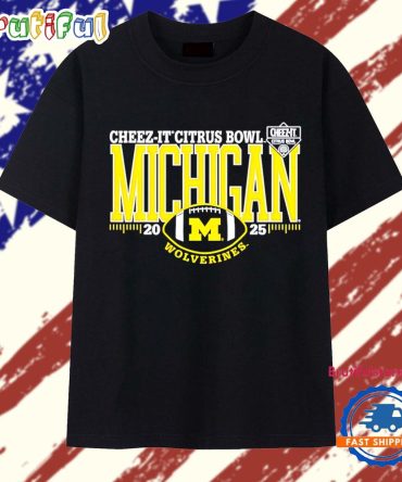 Michigan Wolverines 2025 Cheez-It Citrus Bowl T Shirt