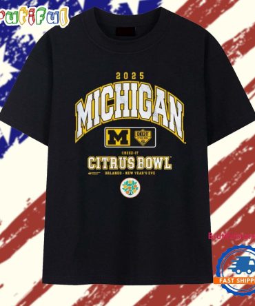 Michigan Wolverines Cheez-It Citrus Bowl 2025 T Shirt