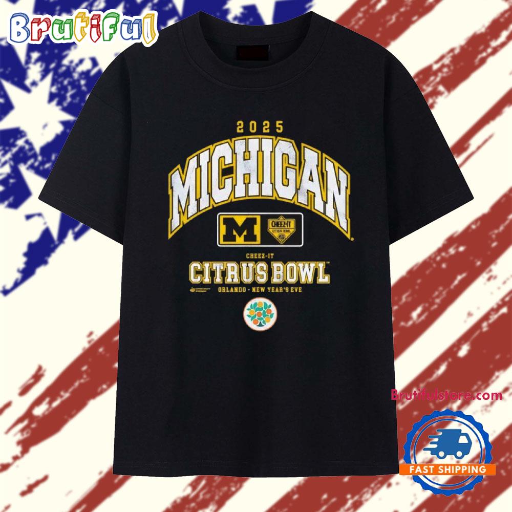 Michigan Wolverines Cheez-It Citrus Bowl 2025 T Shirt