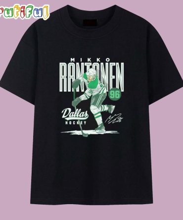 Mikko Rantanen Dallas Stars Signature T Shirt