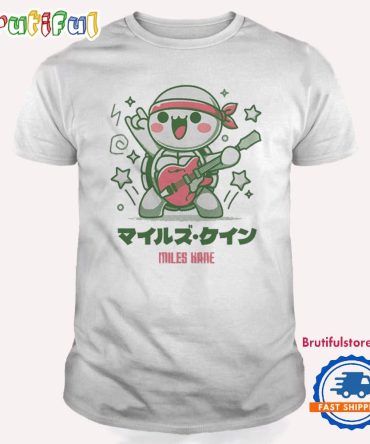 Miles Kane Turtle White New T Shirt