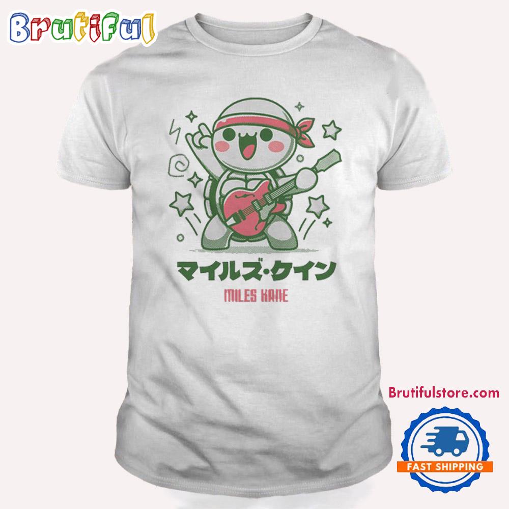 Miles Kane Turtle White New T Shirt