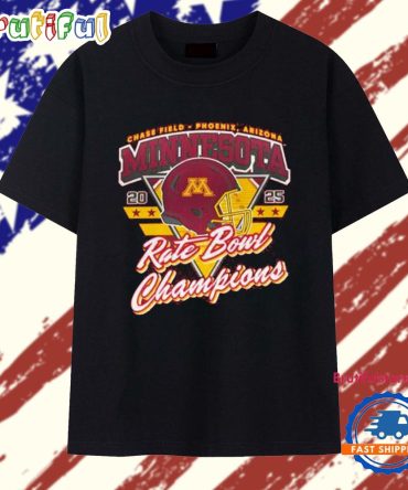 Minnesota Golden Gophers Rate Bowl Champions 2025 T Shirt