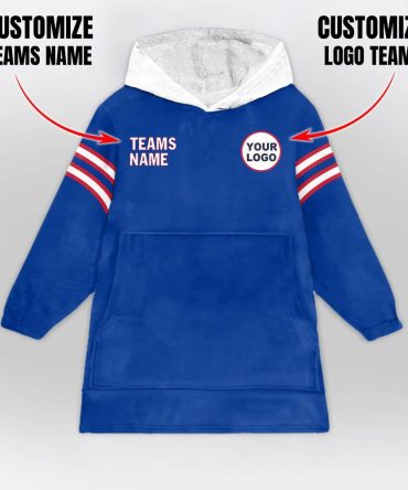 Buffalo New York Football Blanket Hoodie