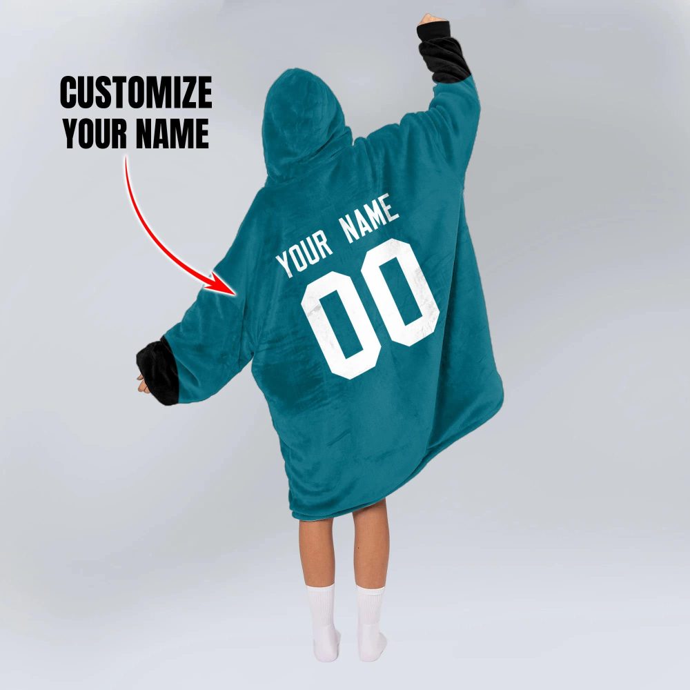 Jacksonville Football Blanket Hoodie - Image 2