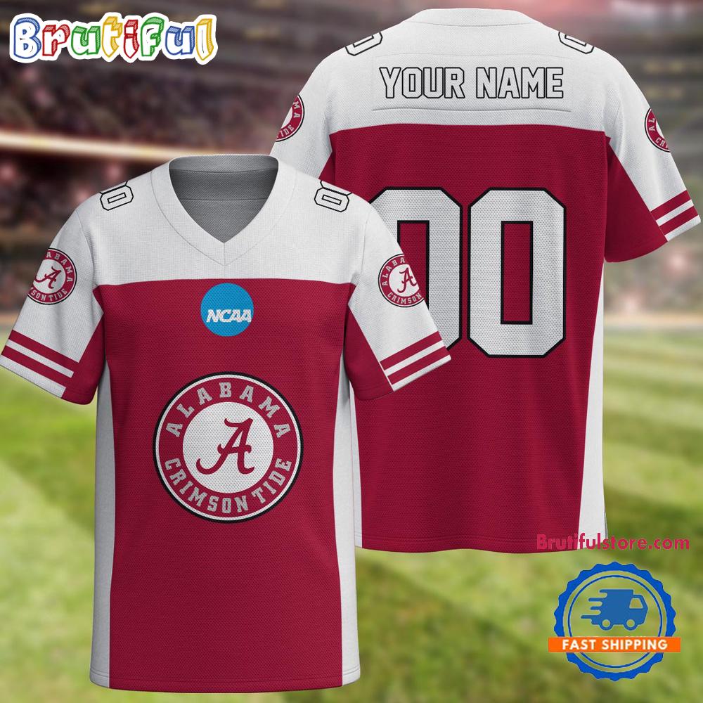 Ncaa Alabama Crimson Tide Sport Team New Season Personalized Football Jersey