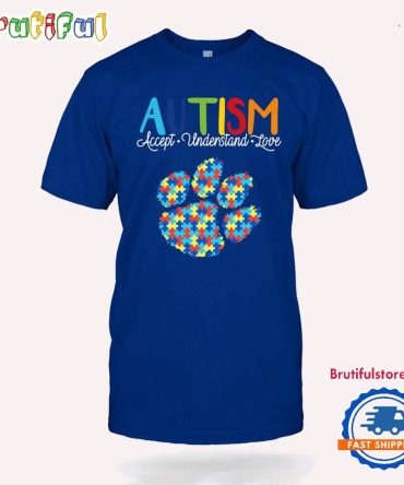Ncaa Clemson Tigers Autism Accept Understand Love T-Shirt