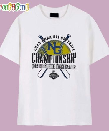 Ncaa Dii Softball Championship North Georgia Nighthawks 2025 T Shirt