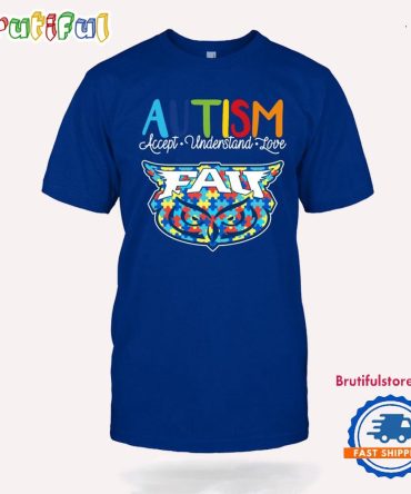 Ncaa Florida Atlantic Owls Autism Accept Understand Love T-Shirt