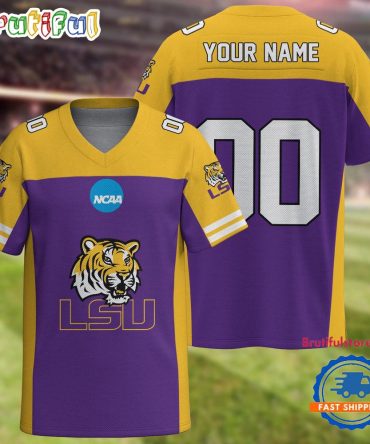 Ncaa Lsu Tigers Sport Team New Season Personalized Football Jersey