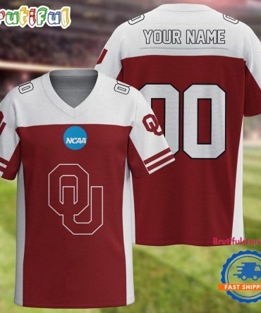 Ncaa Oklahoma Sooners Sport Team New Season Personalized Football Jersey