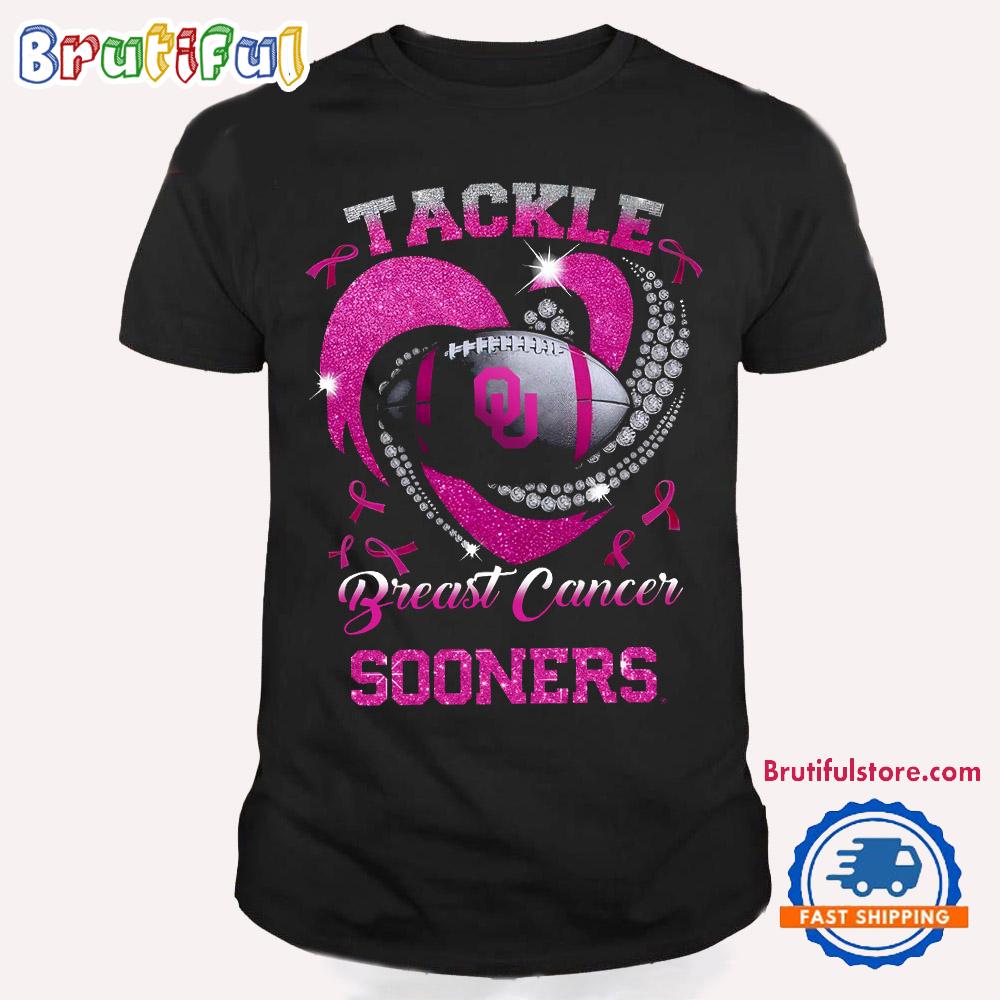 Ncaa Oklahoma Sooners Tackle Breast Cancer 2024 T Shirt